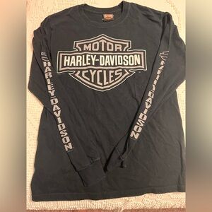 Harley-Davidson Black Long Sleeve Men's Shirt